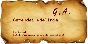 Gerendai Adelinda névjegykártya